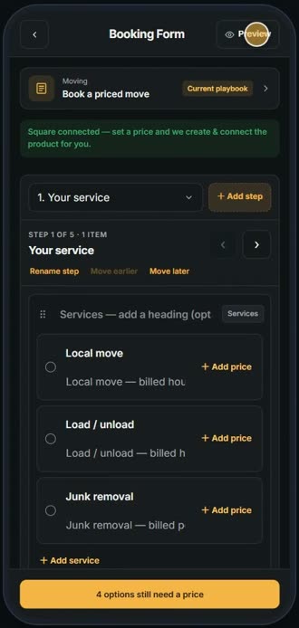 Screen for step 2: Tap Edit