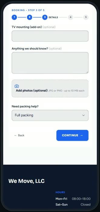 Screen for step 9: Your customer sees it right away
