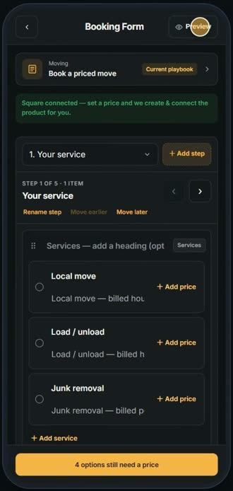 Screen for step 2: Tap Edit