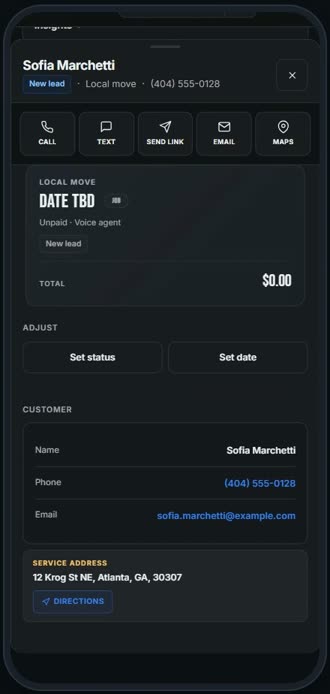 Screen for step 5: Scroll down for their details