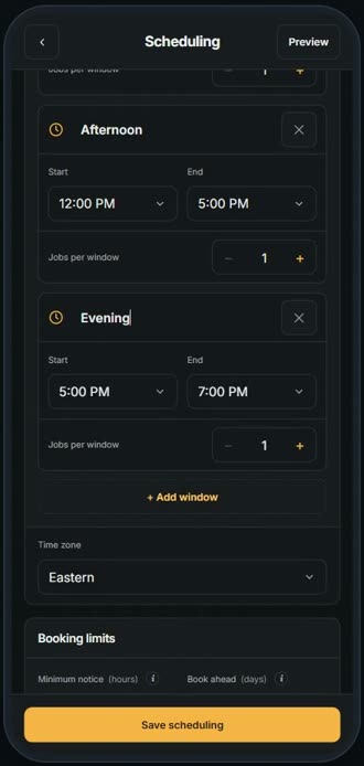 Screen for step 4: Add a block and name it