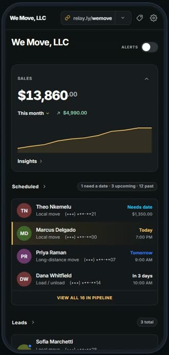 Screen for step 2: Find Alerts on your dashboard