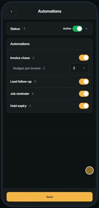Screen for step 4: Tap ⓘ to see what one does