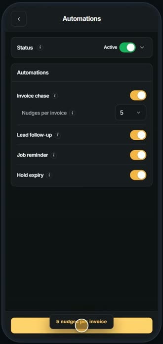 Screen for step 6: Save